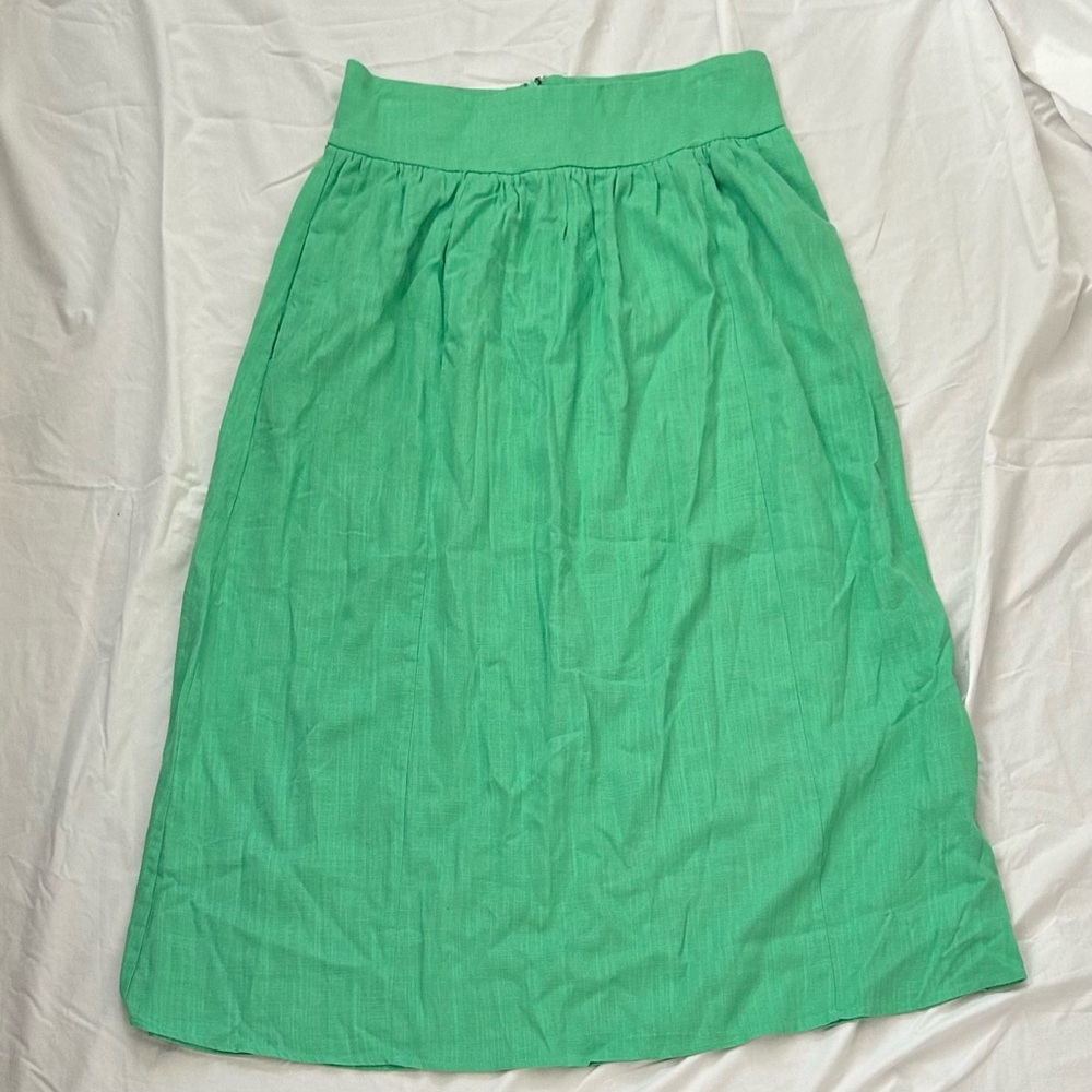 Linen maxi skirt